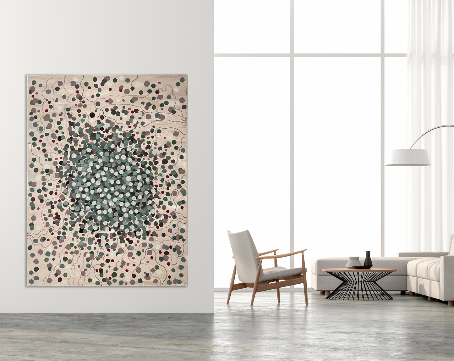 Collective (2024) - 122 x 92cm, acrylic on canvas - Decopica art, by Daniel Copitch