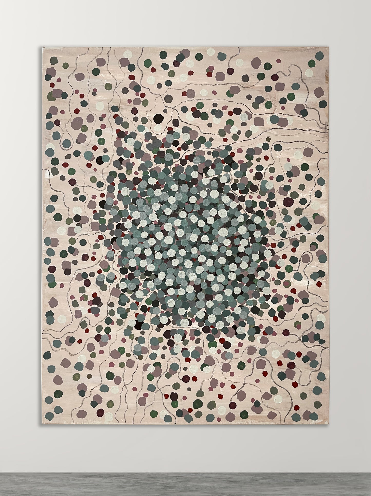 Collective (2024) - 122 x 92cm, acrylic on canvas - Decopica art, by Daniel Copitch