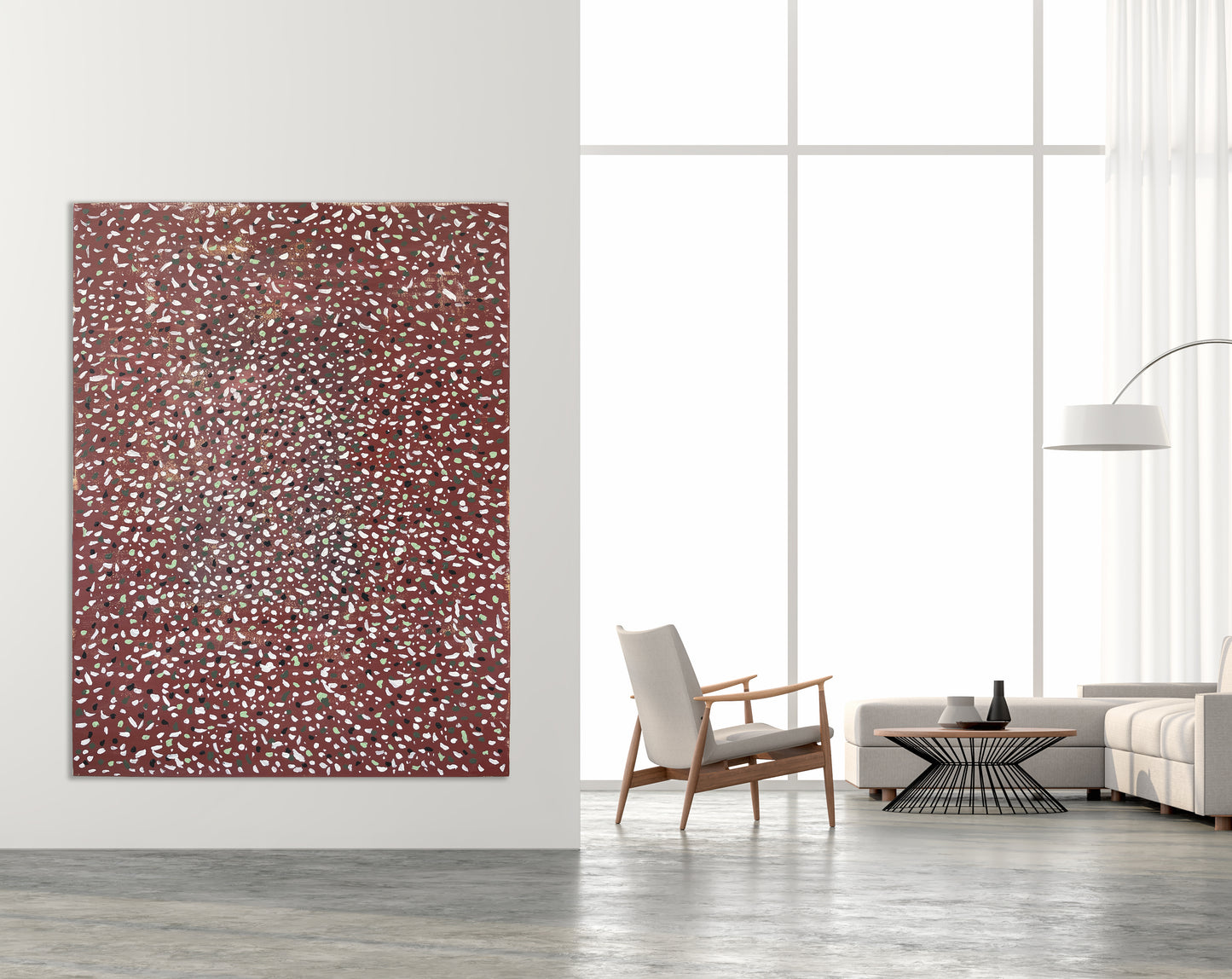 If we could see the stars (2025) - 122 x 91cm, acrylic on canvas