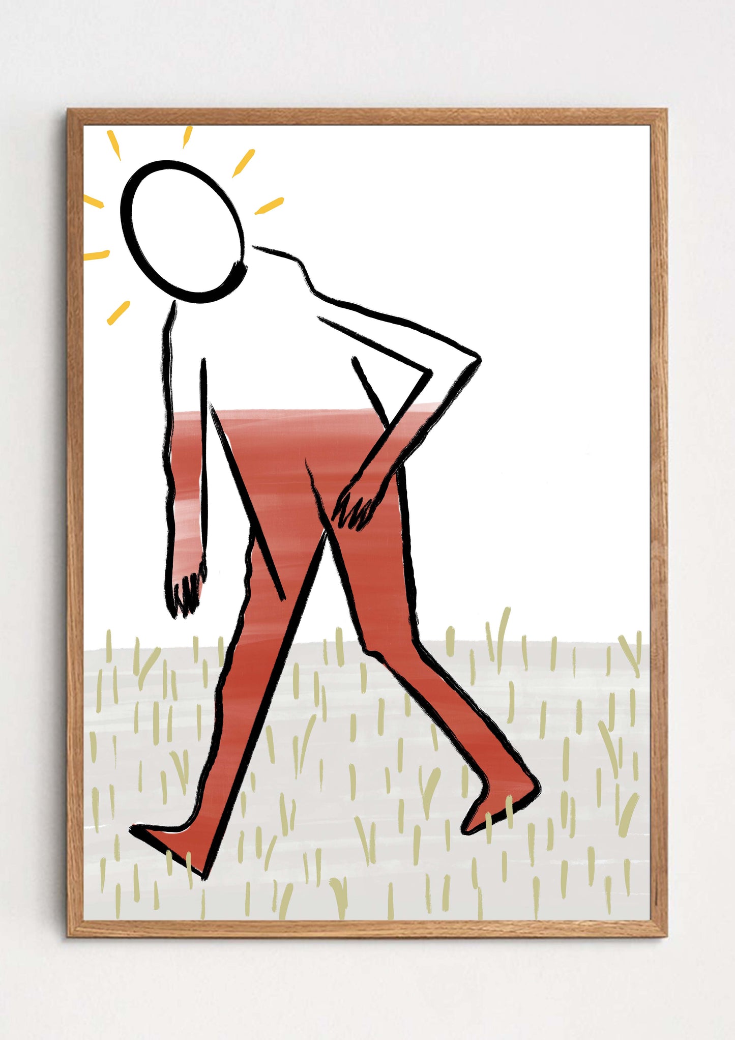 Thinker (2019) original art print - Decopica