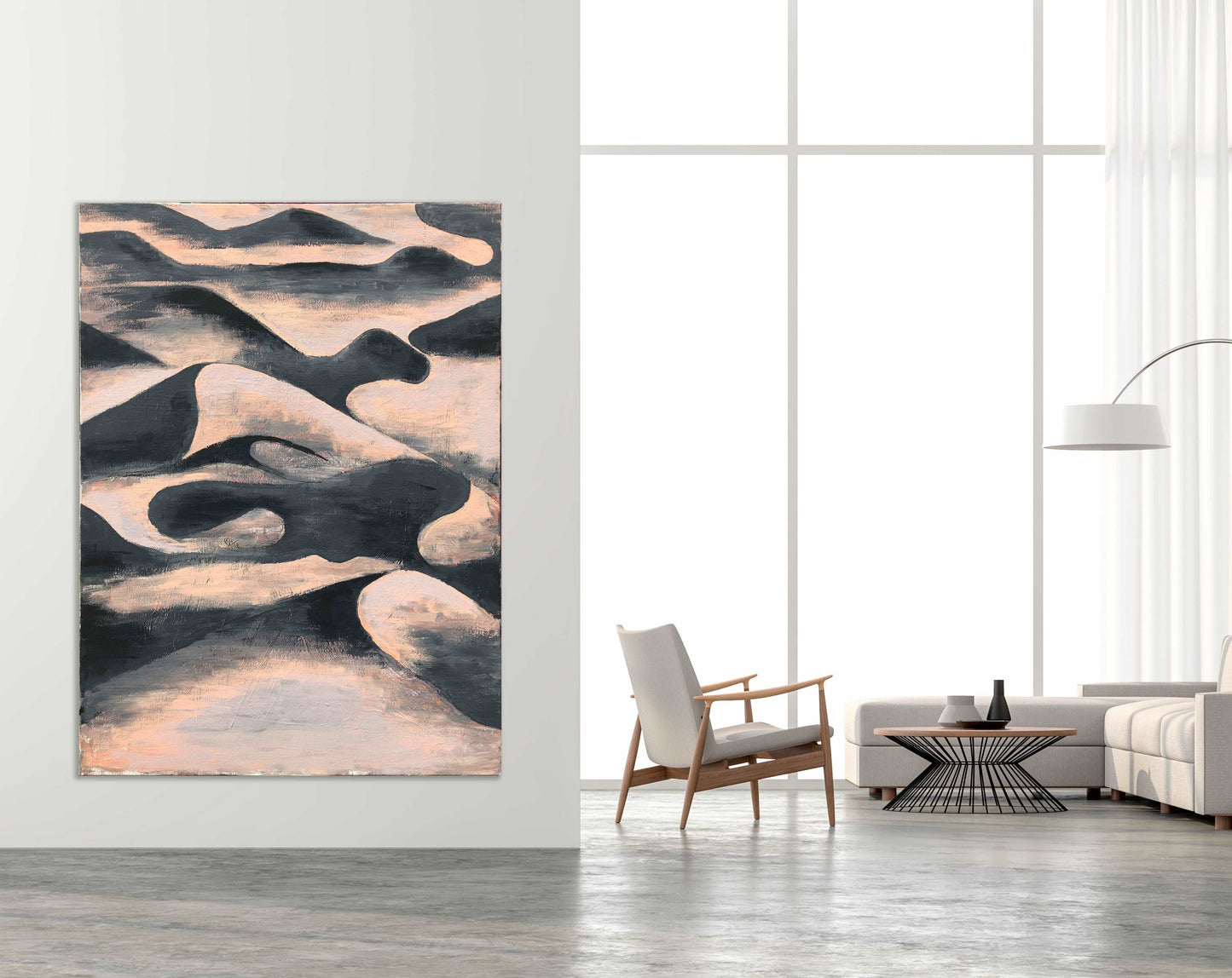 Dune Study 01 (2022) - 122 x 91cm, acrylic on canvas - Decopica