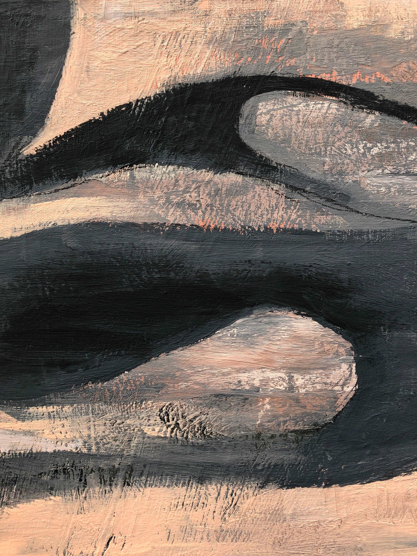 Dune Study 01 (2022) - 122 x 91cm, acrylic on canvas - Decopica
