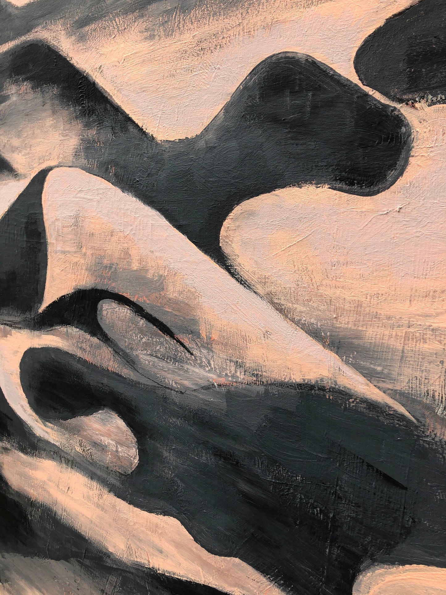 Dune Study 01 (2022) - 122 x 91cm, acrylic on canvas - Decopica