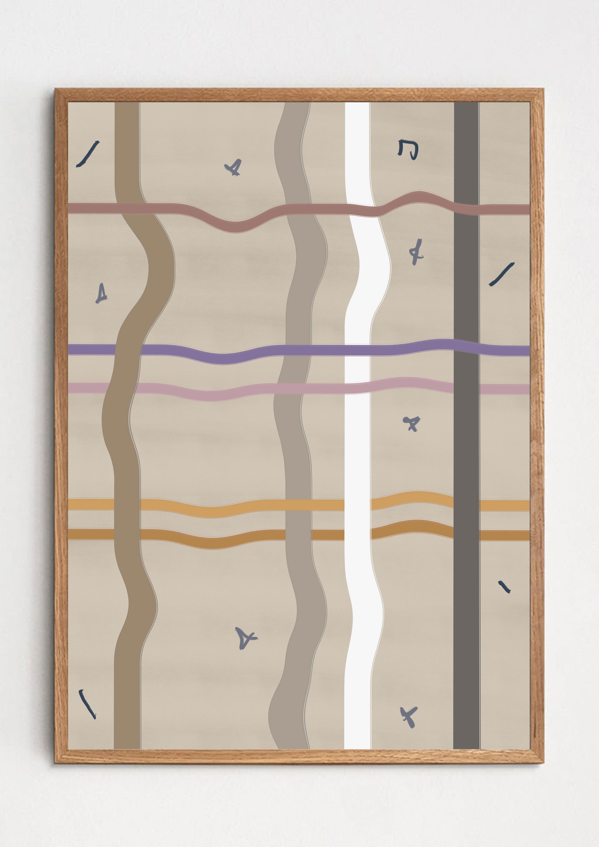 Furrows (2026) original art print - Decopica art, by Daniel Copitch