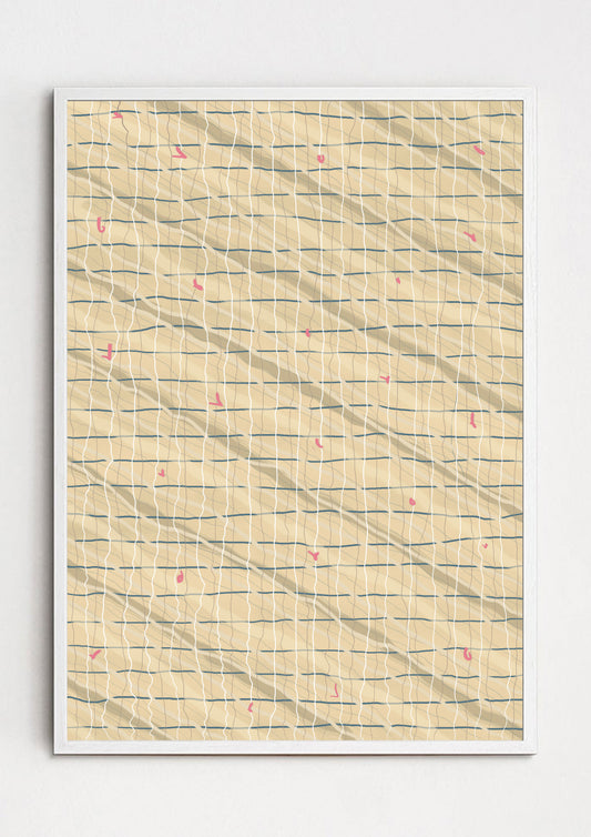 Checkrows (2026) original art print - Decopica art, by Daniel Copitch