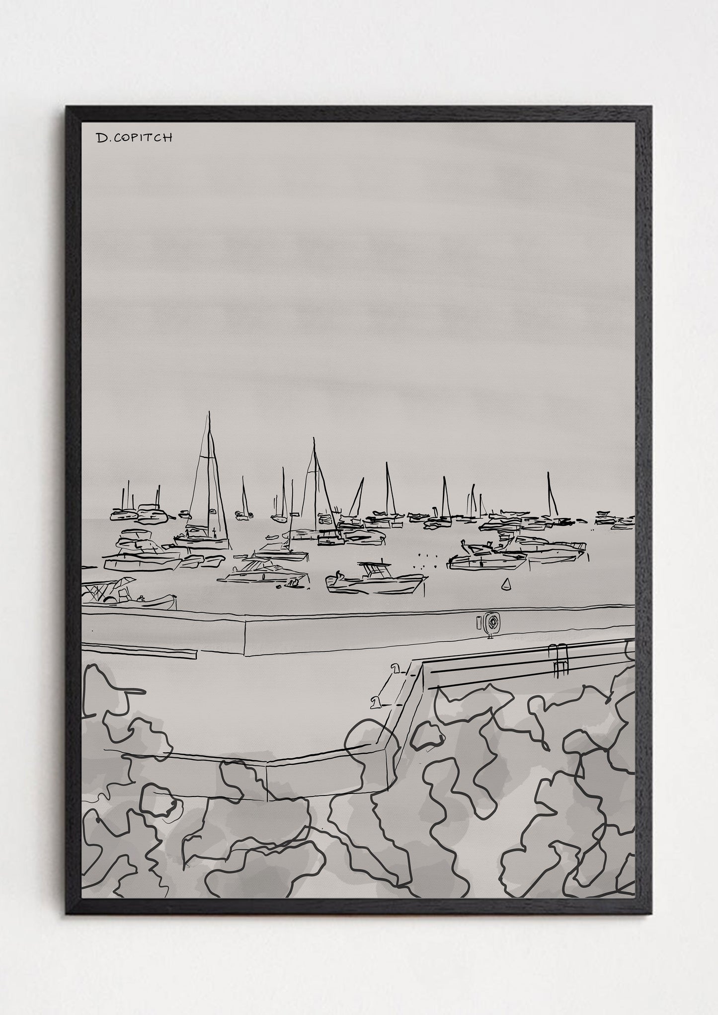 Yacht Observation 02 (2026) original art print