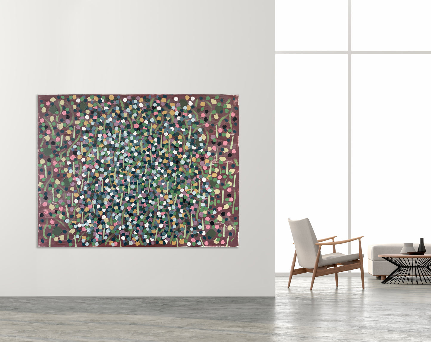 Field of View 2 (2025) - 122 x 91cm, acrylic on canvas - Decopica art, by Daniel Copitch