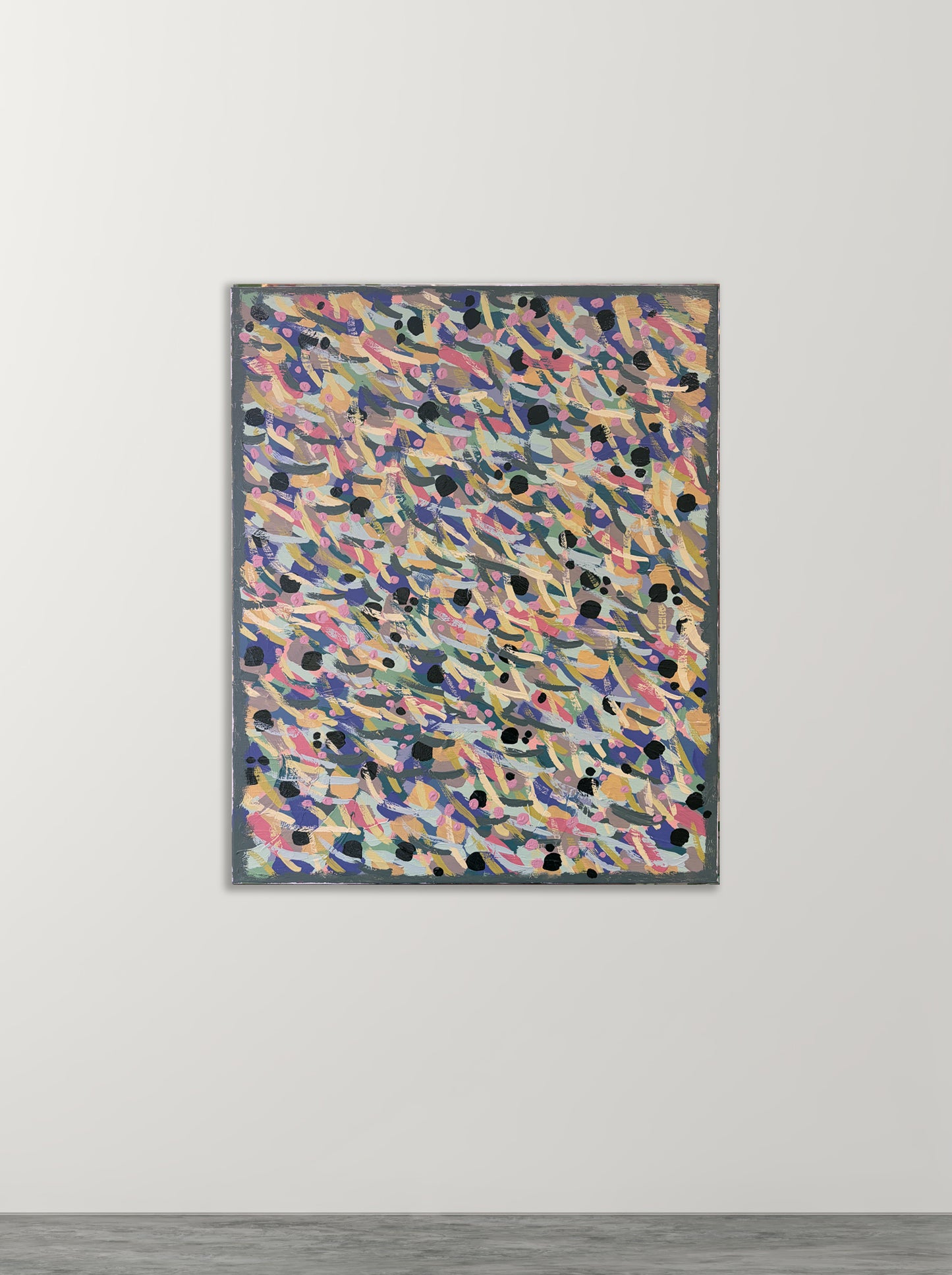 Cobalt (2026) - 76 x 61cm, acrylic on canvas - Decopica art, by Daniel Copitch