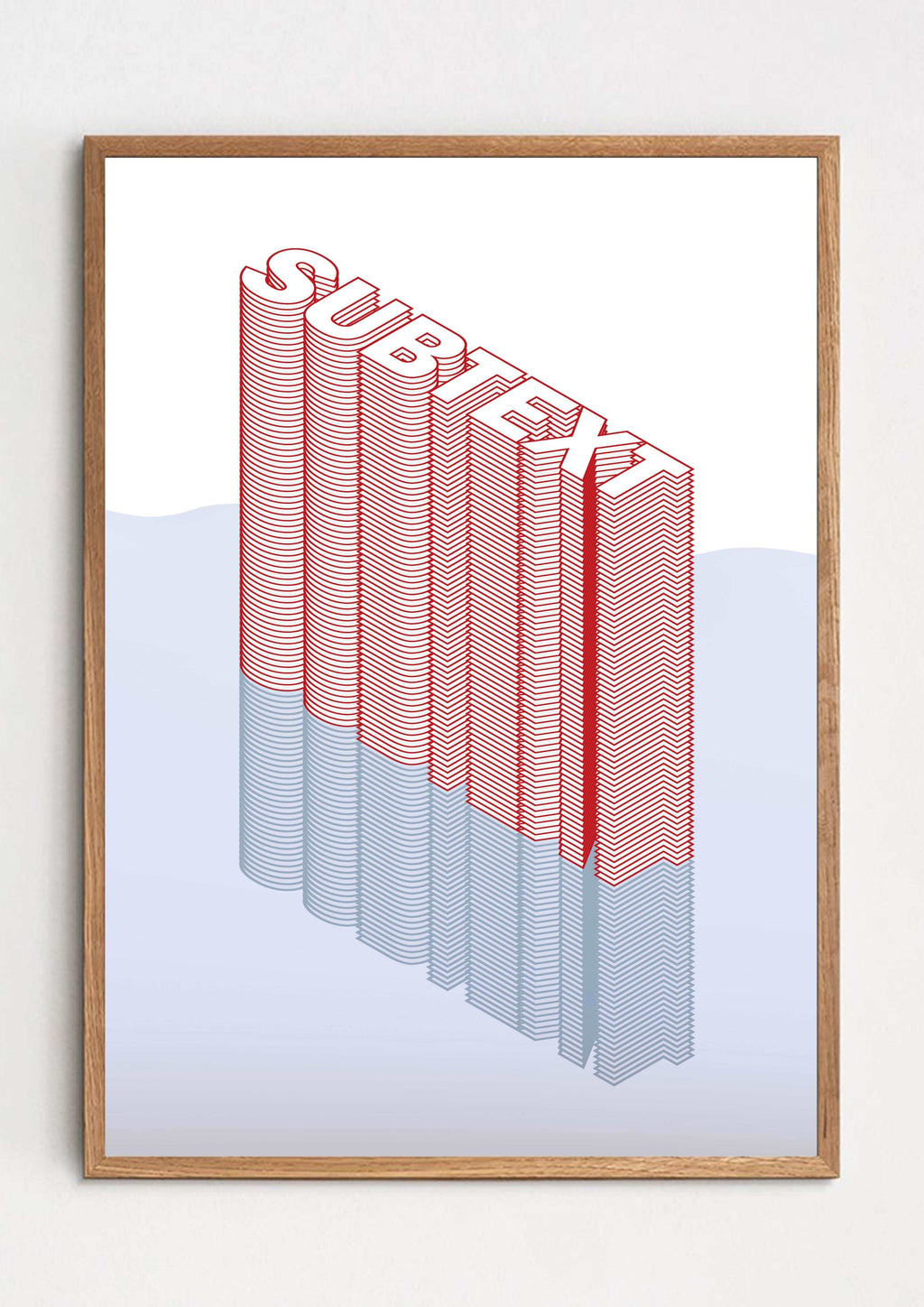 SUBTEXT (2019) original art print - Decopica