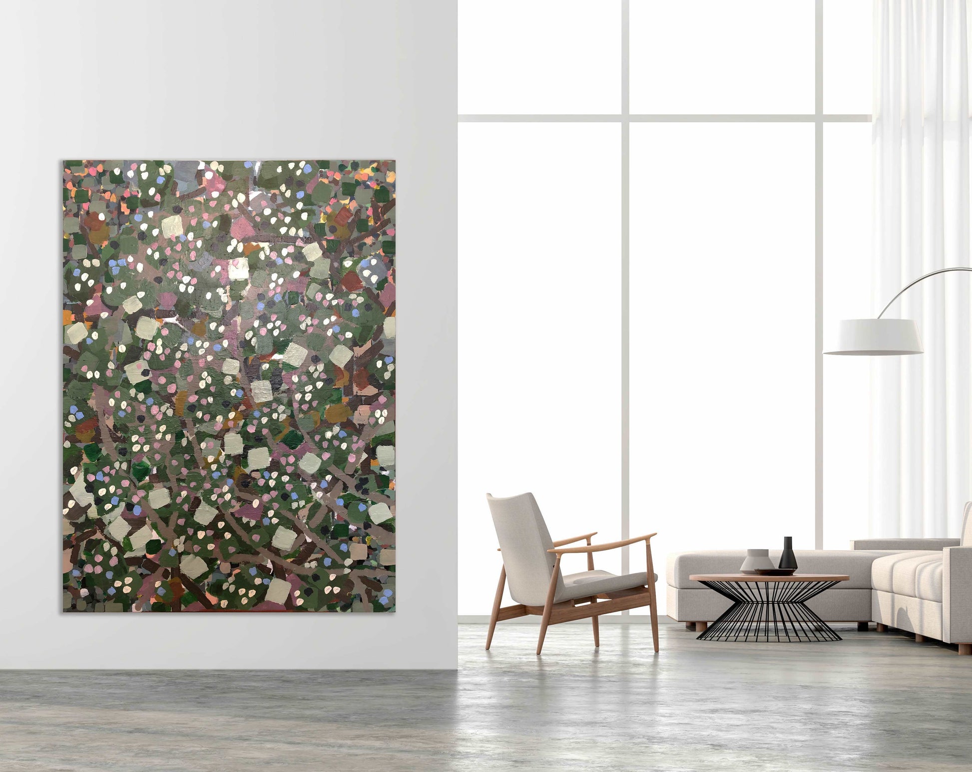 Composition 100A (2021) - 122 x 91cm, acrylic on canvas - Decopica