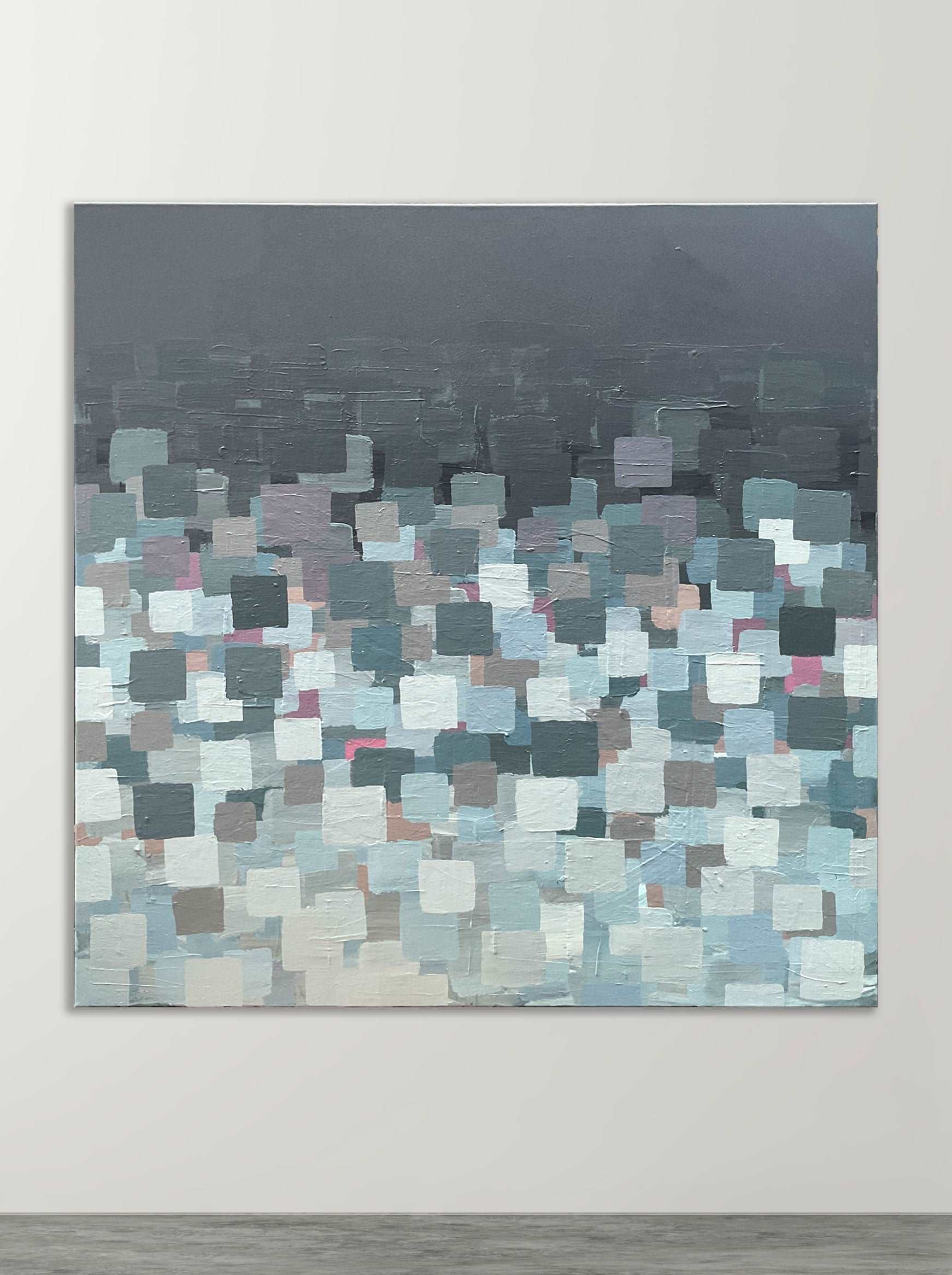 Pool (2022) - 100 x 100cm, acrylic on canvas [COMMISSIONED] - Decopica